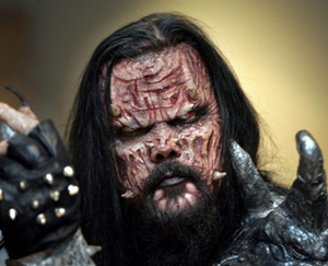El cantante del grupo ganador de Eurovisin en 2006, Lordi. (Foto: Reuters)