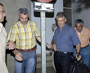 El constructor Ávila Rojas, a su salida del juzgado. (Foto: EFE)