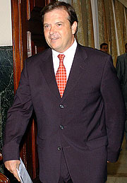 Alberto Saiz, en el Congreso. (Foto: EFE)