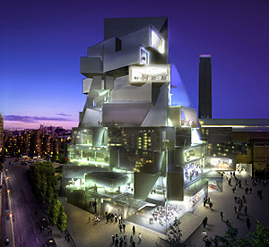 Recreacin del nuevo proyecto de la Tate Modern de Londres. (Foto: AFP)
