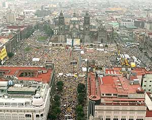 Plaza del Zcalo en la capital mexicana. (Foto: REUTERS)
