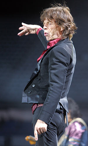 Mick Jagger, durante un concierto el pasado julio en Pars. (Foto: AFP)