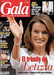 Primera portada de Gala en 2004.