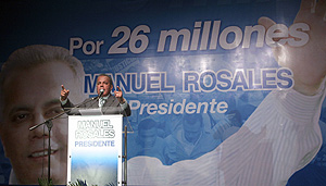 Manuel Rosales, candidato presidencial y gobernador del estado de Zulia. (Foto: AFP)