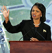 Condoleezza Rice, en Canad. (Foto: REUTERS)