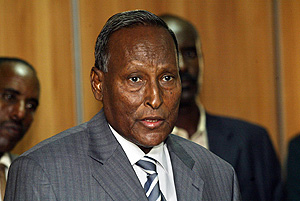 El presidente de Somalia, Abdulahi Yusuf Ahmed, en enero pasado en Nairobi. (Foto: AFP)