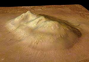 La 'Cara de Marte' vista desde la 'Mars Express'. (Foto: ESA)