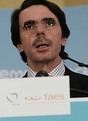 El ex presidente del Gobierno Jos Mara Aznar. (Foto: Ricardo Cases)