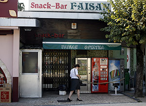 Fotografía del Bar Faisán, en Irún (Guipúzcoa). (Foto: Justy García Koch)
