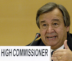 Antonio Guterres, en la apertura del Comit Ejecutivo del ACNUR. (Foto: Reuters)