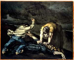 'The murder' , de Cezanne. (EFE)