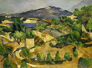 'Mountains in Provence, near l'estanque'. (EFE)