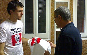 Jordi Lpez junto a Pepe Rubianes. (Foto: EL MUNDO)