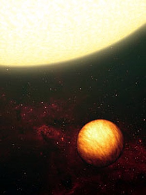 Imagen de cmo sera el planeta extrasolar 'Upsilon Andrmeda b'. (Foto: REUTERS)