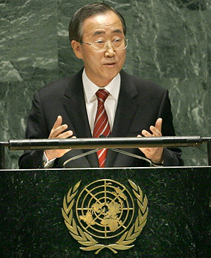 Ban Ki-Moon ante la ONU. (Foto: AP)