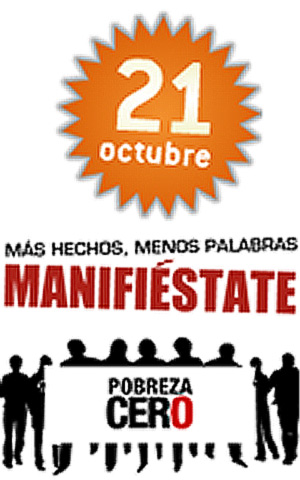 Cartel de convocatoria de la manifestacin prevista para el da 21. (Foto: RCP)