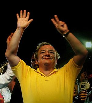 El candidato presidencial Álvaro Noboa. (Foto: AFP)
