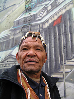 Roy Sesana, lder de la organizacin bosquimana First People of the Kalahari. (Foto: Survival)