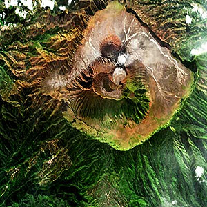 Hawai. Imagen del volcn 'Bromo', en la isla de Java, en Indonesia. (Foto: ESA)