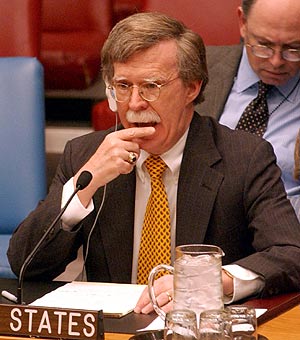 Bolton, durante la reunión del Consejo de Seguridad. (Foto: AP)