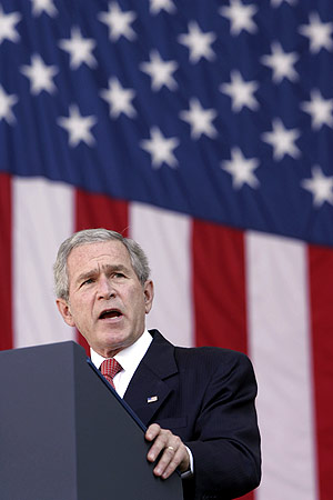 El presidente de EEUU, George W. Bush. (Foto: AP)