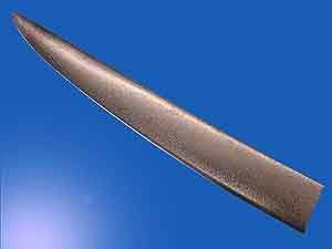Imagen de la hoja de la espada analizada. (Foto: Nature)