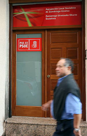 La sede del PSE de Zumarraga. (Foto: EFE)
