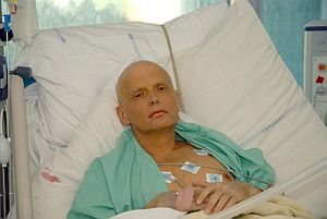 Litvinenko, en el Hospital Universitario de Londres`. (Foto: EFE)