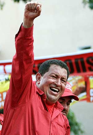 Chávez, en un acto electoral. (Foto: EFE)