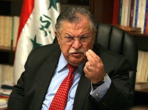 El presidente iraquí, Yalal Talabani. (Foto: AP)