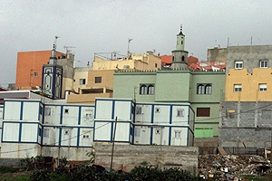 Vista parcial del barrio ceutí Príncipe Alfonso. (Foto: EFE)