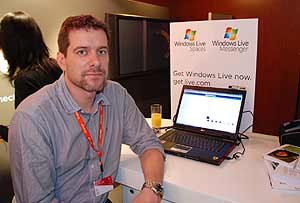 Kris Hoet, uno de los principales responsables de Microsoft Live en Europa. (Foto: S.R.S.)