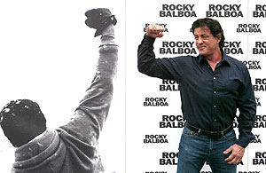 Sylvester Stallone, durante la presentacin de la quinta secuela de 'Rocky'. (Foto: EFE)
