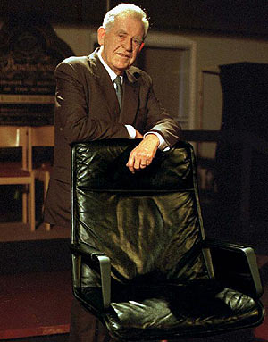 Magnusson, en su silln de 'Mastermind'. (Foto: AP)