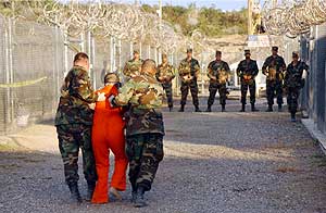 Imagen de archivo de 2002 de la base de Guantnamo. (Foto: AP)