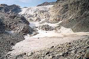 El glaciar de Suretta es el que ms ha retrocedido. (Foto: Academia Suiza de Ciencias)