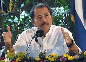 Daniel Ortega, en su comparecencia ante los medios. (Foto: EFE)