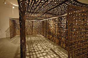 Parte de 'Corredor Suspendido', exhibida en la galera Pepe Cobo de Madrid.