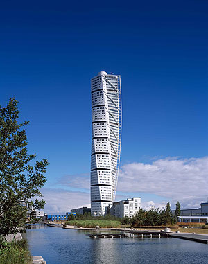 Edificio 'Turning Torso' en Suecia, diseado por Calatrava.