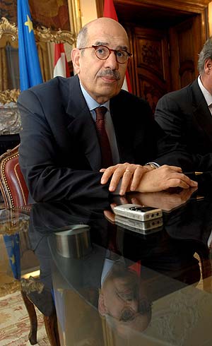 Mohamed el Baradei, director de la OIEA. (Foto: EFE)