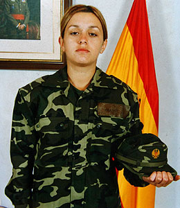 La soldado Idoia Rodrguez. (Foto: EFE)