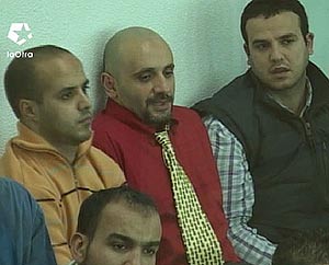 Larbi ben Sellam, Mouhannad Almallah, Basel Ghalyoun y Otman el Gnaoui (abajo). (Foto: LaOtra)