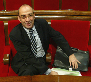 Francesc Baltasar, conseller de Medio Ambiente y Vivienda. (Foto: Q. Garca)