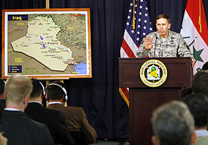Petraeus durante su intervención. (Foto. REUTERS)