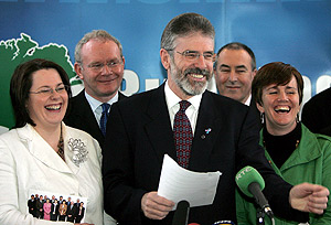 El lder del Sinn Fein Garry Adams. (Foto: EFE)