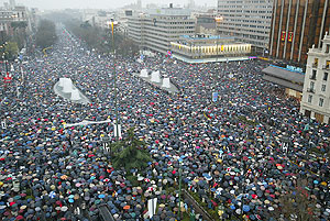Multitudinaria manifestacin en Madrid el 19 de marzo de 2004. (Foto: Kike Para)
