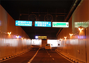 Imagen del túnel que une la M-30 y la M-40. (Foto: Ayto.)