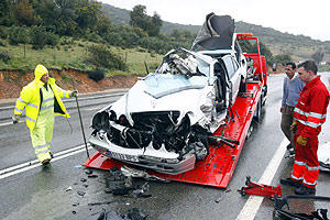 Imagen de un accidente ocurrido en Crdoba. (Foto: EFE)