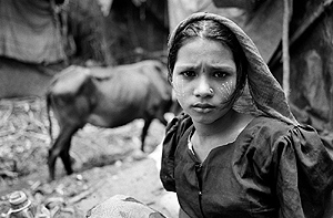 Una adolescente rohingya. (Foto: MSF | Greg Constantine)