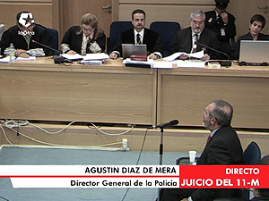 Agustn Daz de Mera durante su declaracin en el juicio. (Foto: LaOtra)